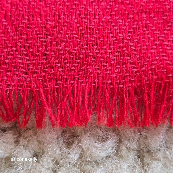 Shan's Lightweight Wool Scarf Shawl Wrap Red - Picture 13 of 13